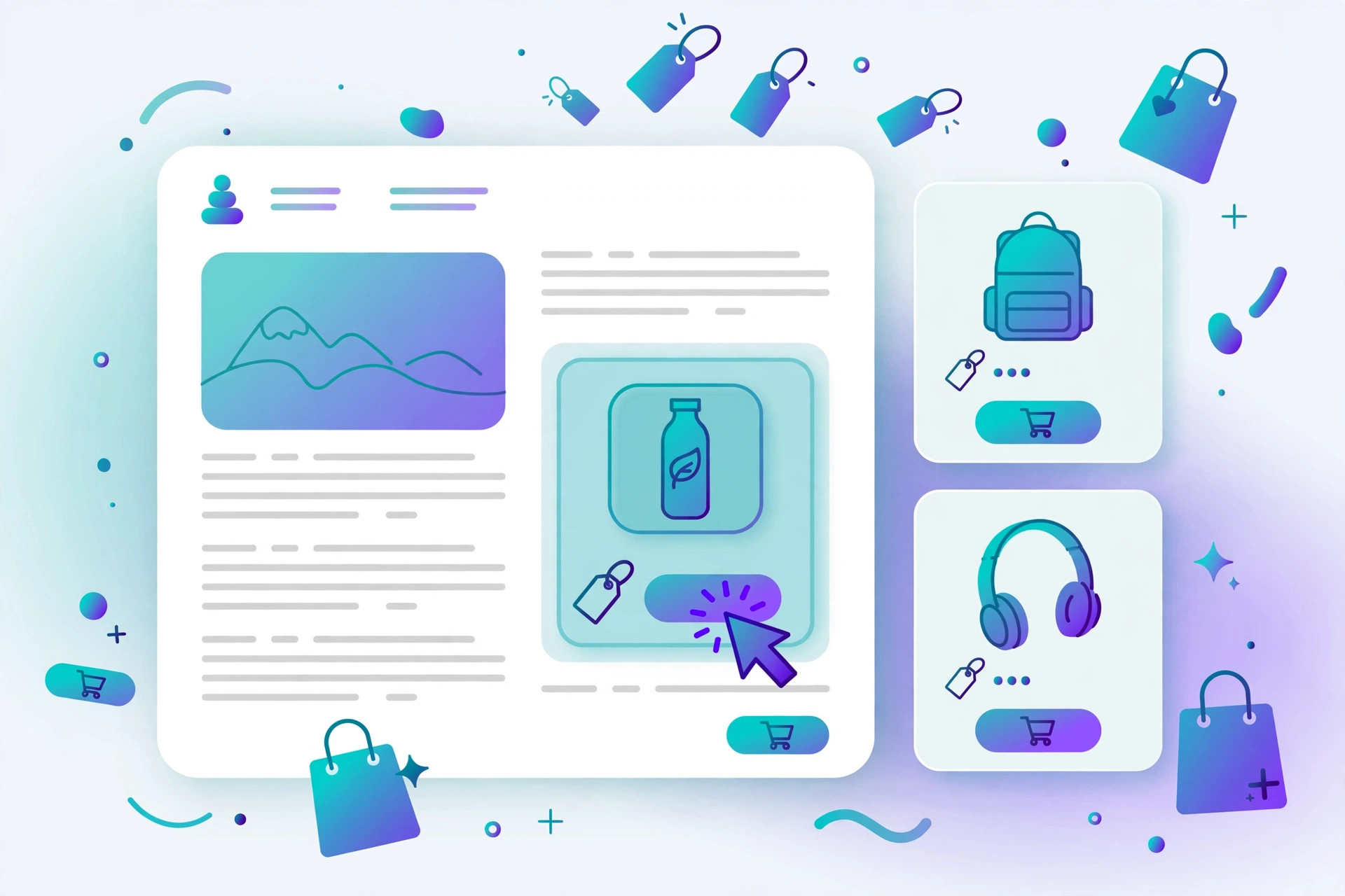 Sell — Every post becomes a salesperson